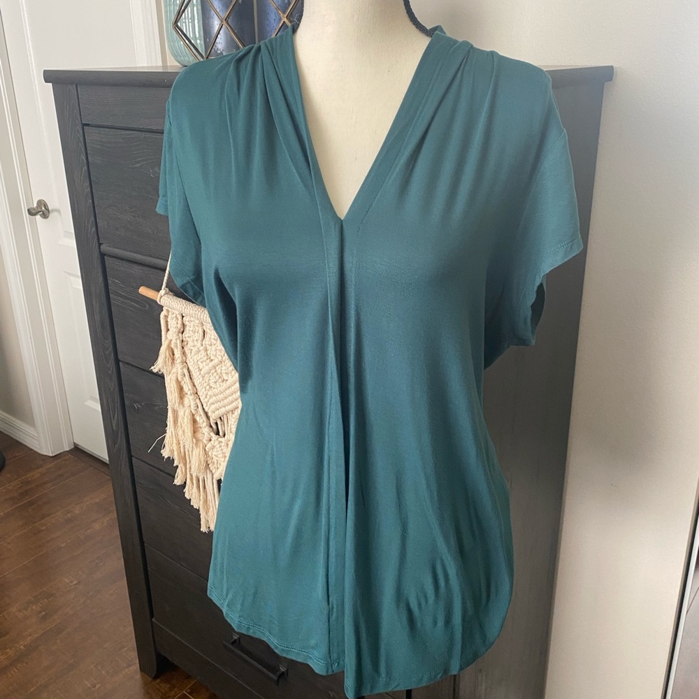 Green Tahari Blouse